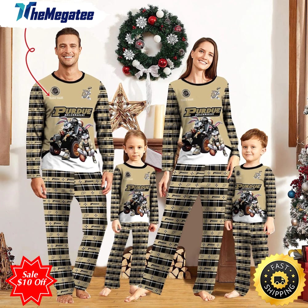 personalized ncaa purdue boilermakers pajamas for family