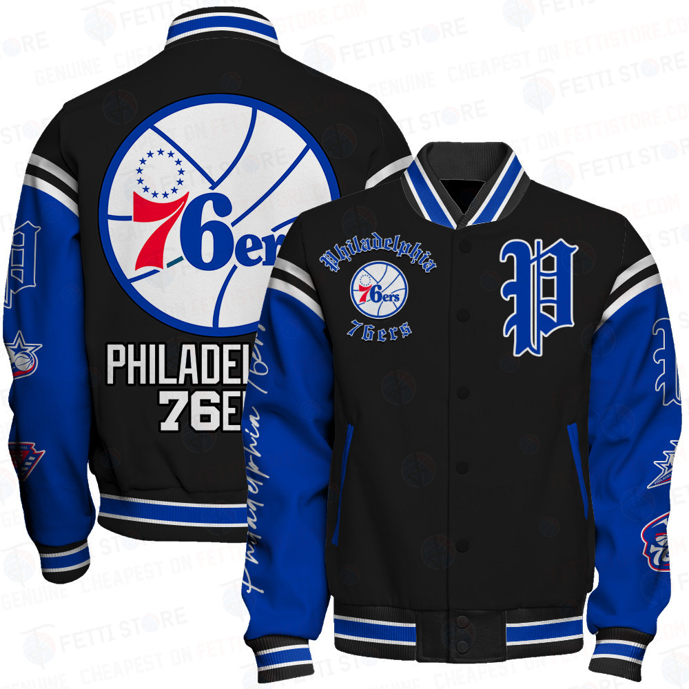 philadelphia 76ers nba baseball varsity jacket baseball jacket all over print sfat v12 zzcgp