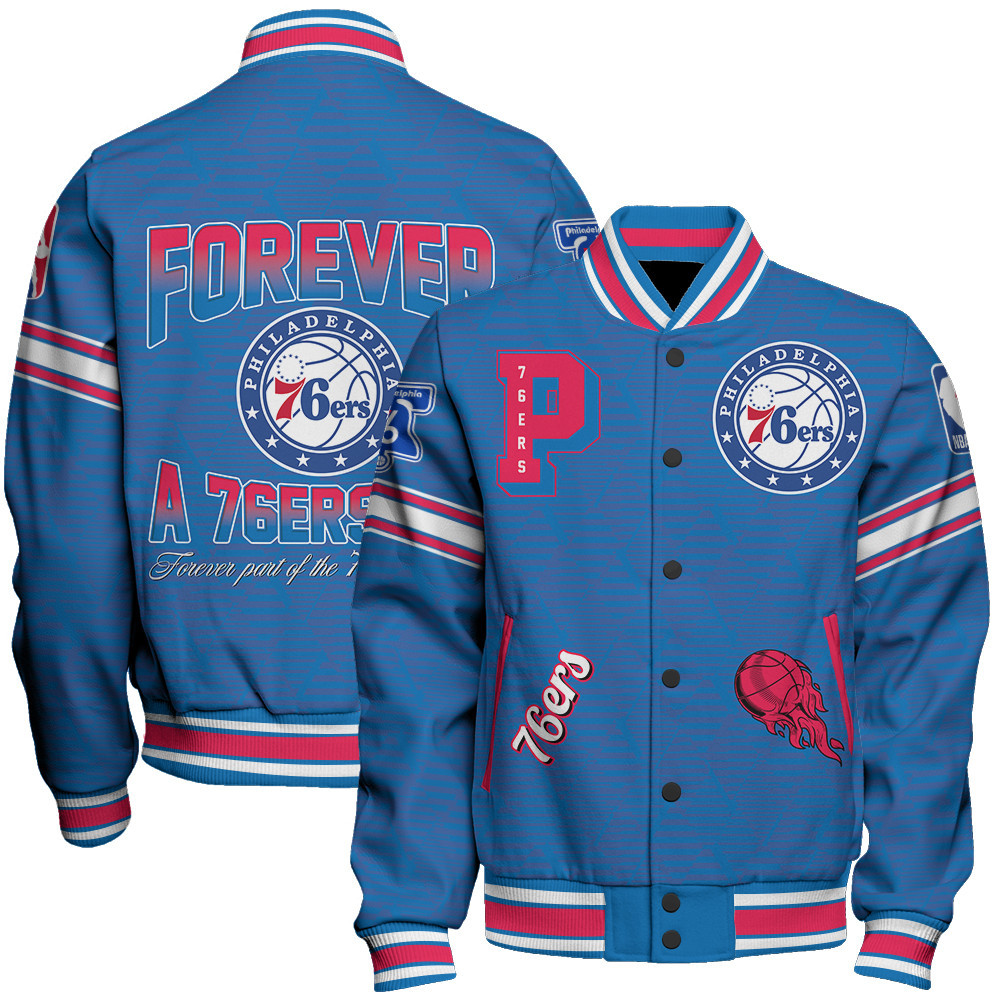 philadelphia 76ers nba baseball varsity jacket baseball jacket all over print sfat v19 mqk93