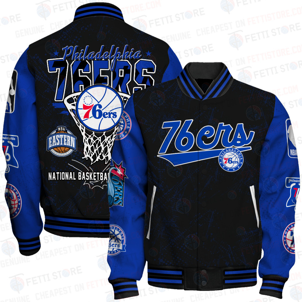 philadelphia 76ers nba baseball varsity jacket baseball jacket all over print sfat v20 orbpx