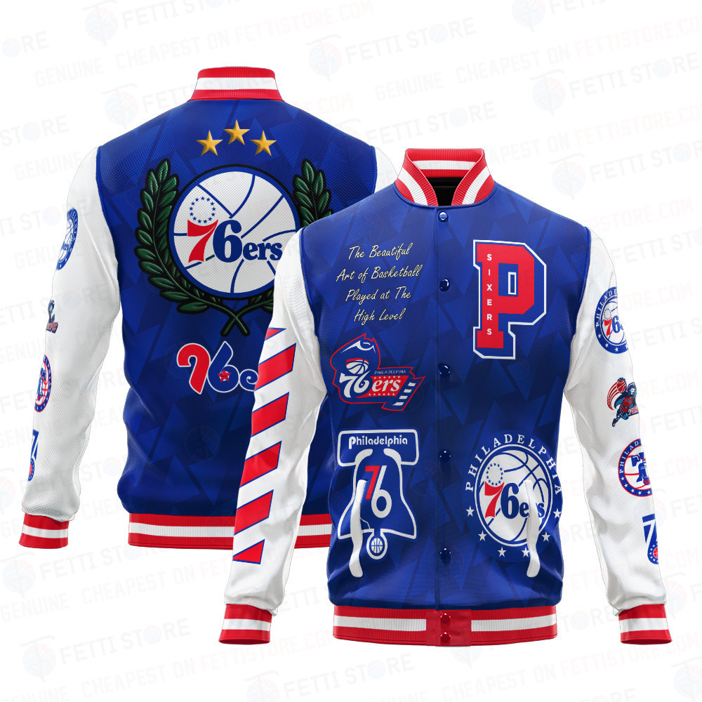 philadelphia 76ers nba baseball varsity jacket baseball jacket all over print sh1 v4 b22dz