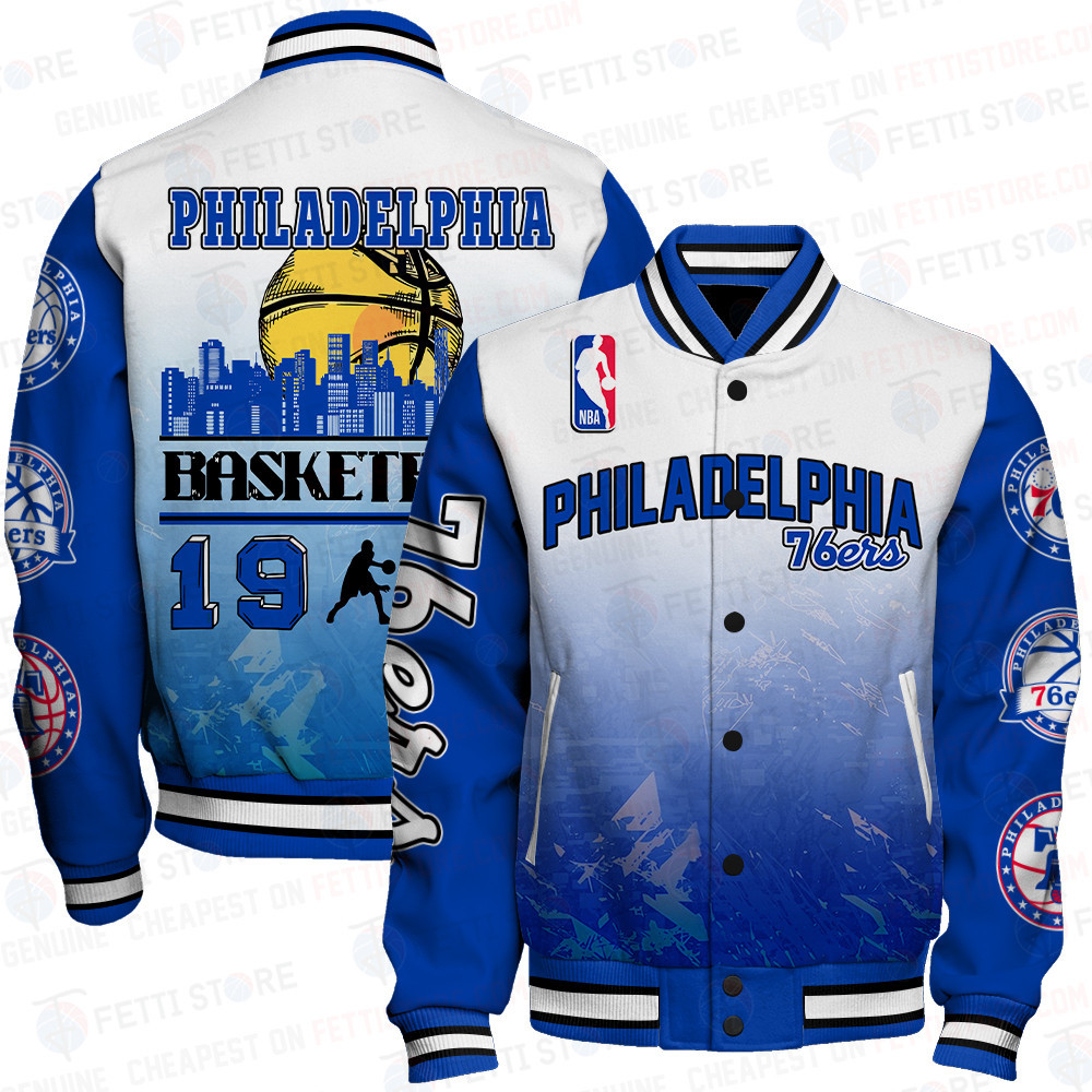 philadelphia 76ers nba baseball varsity jacket baseball jacket all over print wf24 twu8q