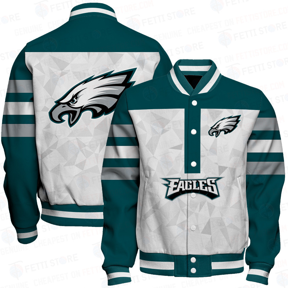 philadelphia eagles nfl 2023 starter thursday night gridiron raglan unisex baseball varsity jacket baseball jacket all over print v6 d3b4t