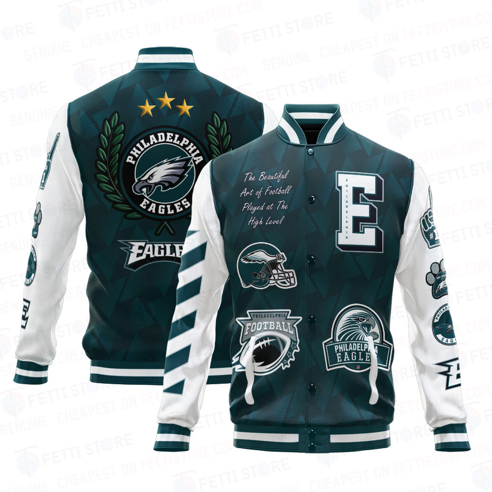 philadelphia eagles nfl baseball varsity jacket baseball jacket all over print sh11 huzy3