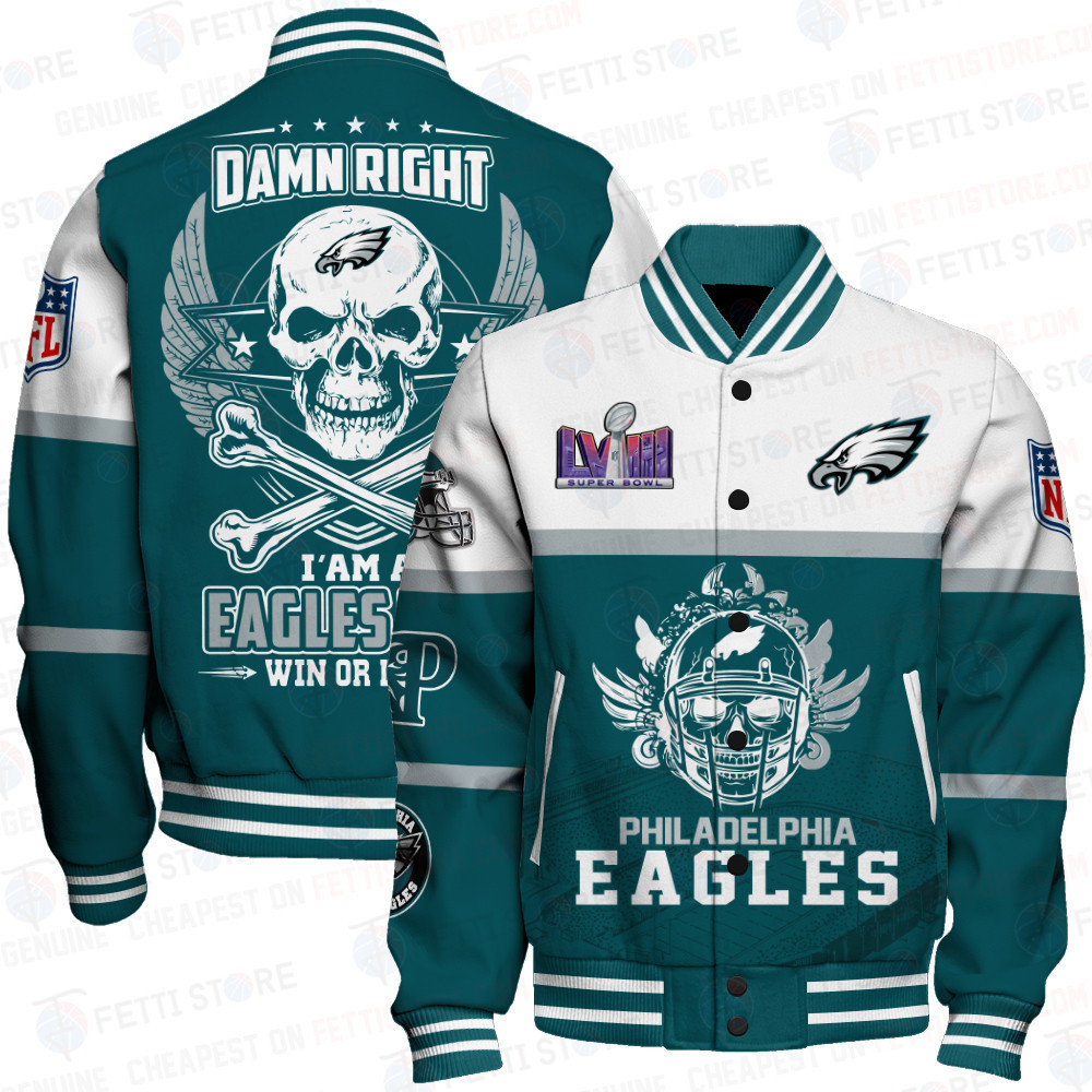 philadelphia eagles nfl baseball varsity jacket baseball jacket all over print stm v4 4vlpm