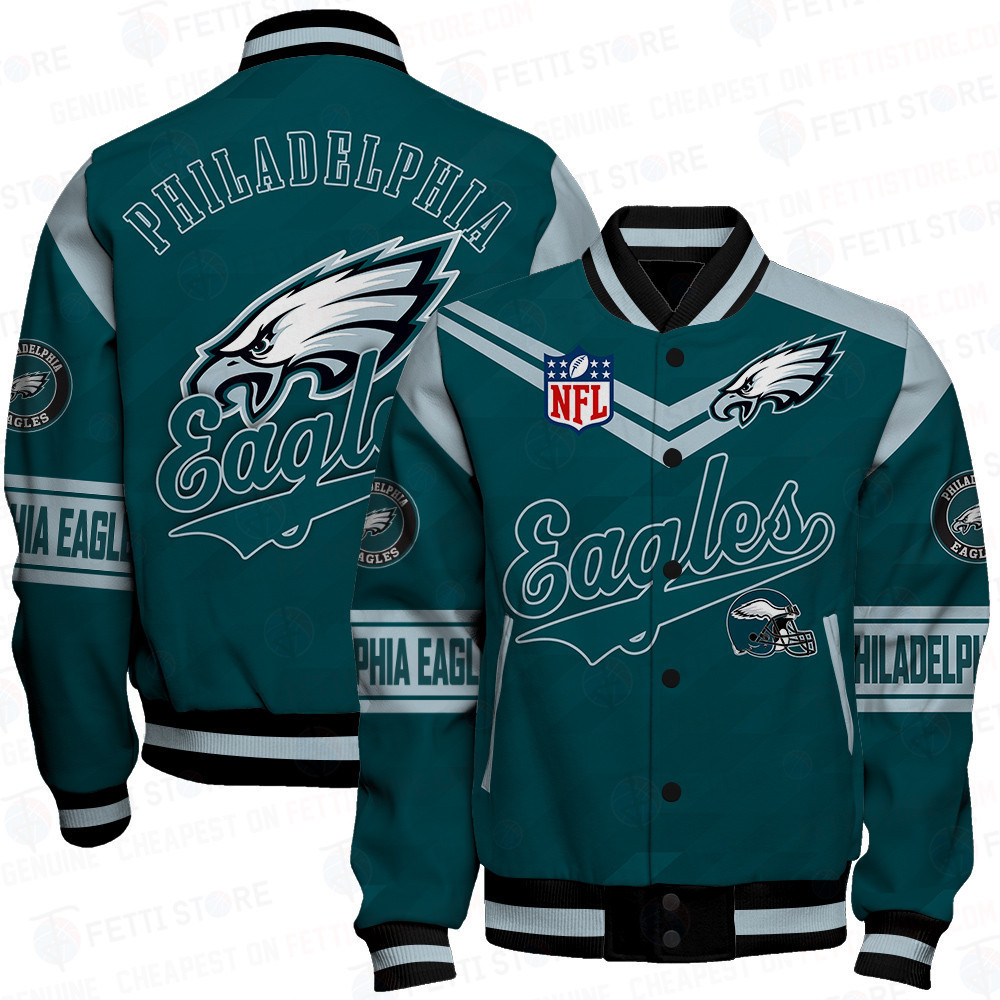 philadelphia eagles nfl pattern baseball varsity jacket baseball jacket all over print sh1 v2 0zbs5