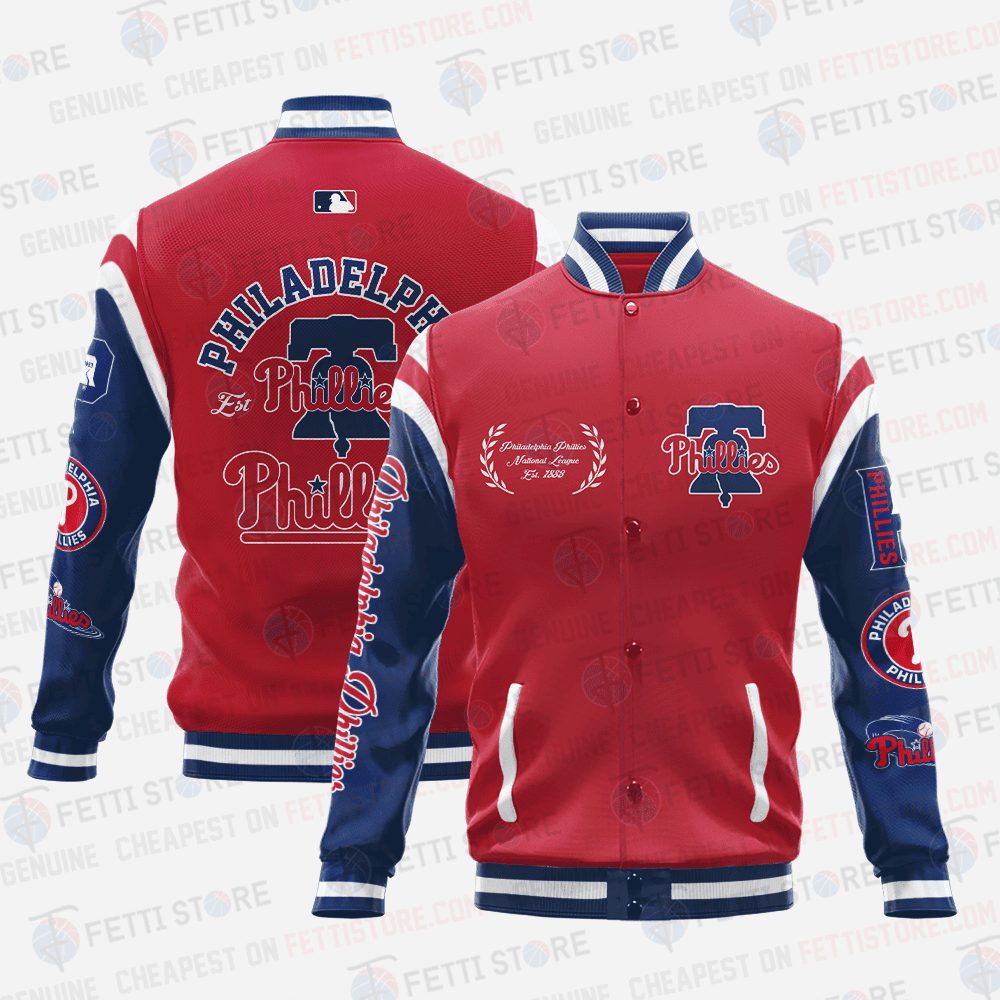 philadelphia phillies mlb baseball varsity jacket baseball jacket all over print sh1 v1 qwjwl