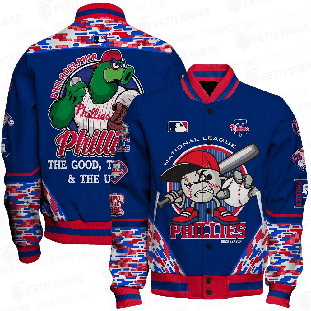 philadelphia phillies mlb baseball varsity jacket baseball jacket all over print stm playoff 0oxop