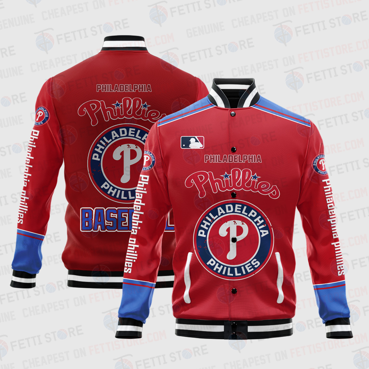 philadelphia phillies mlb baseball varsity jacket baseball jacket all over print v5 wecw7