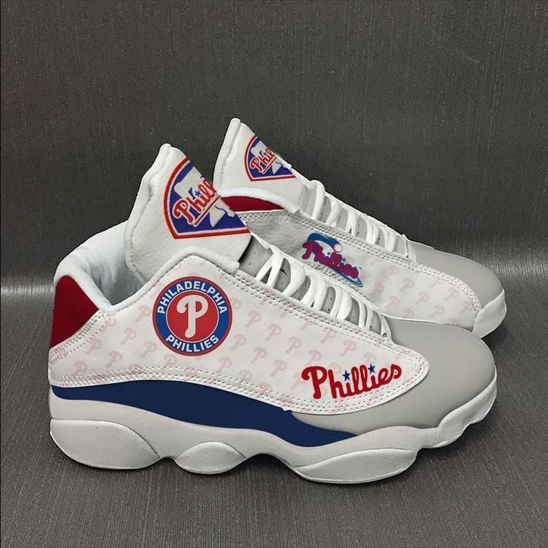 philadelphia phillies mlb teams big logo sneaker 34 gift for lover 3qffe