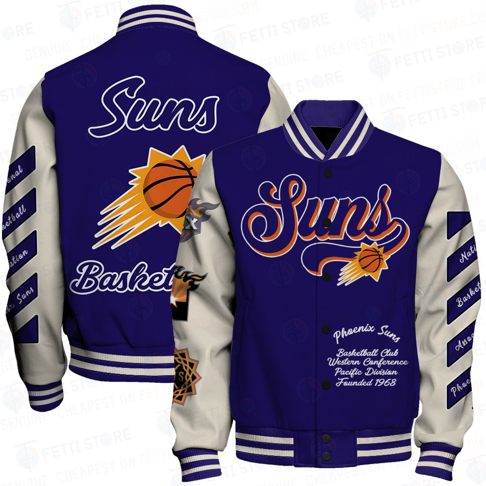 phoenix suns nba baseball varsity jacket baseball jacket all over print sfat v14 mqlgy