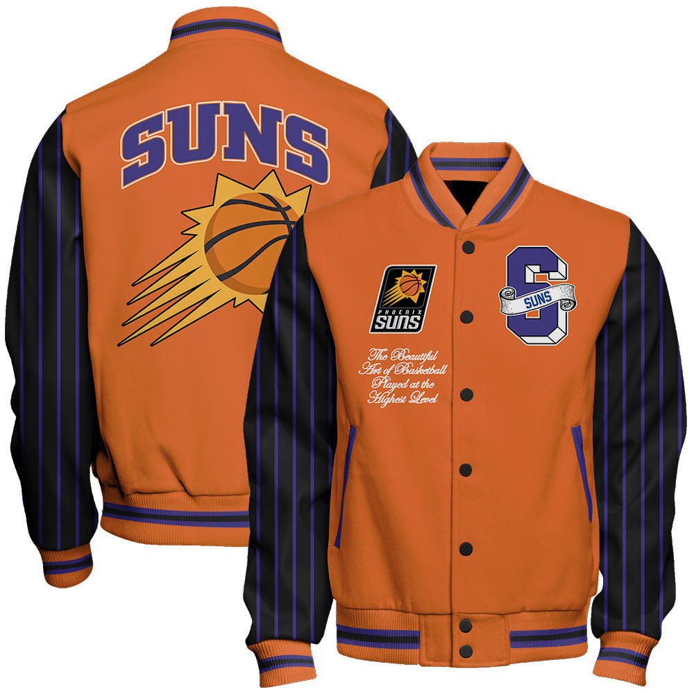 phoenix suns nba baseball varsity jacket baseball jacket all over print sh1 v10 k01c3