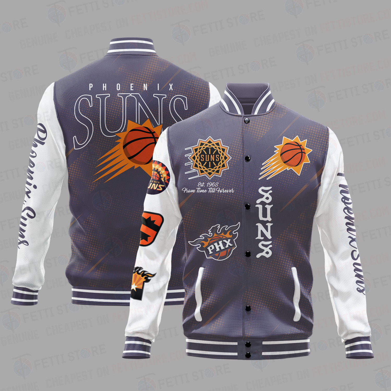 phoenix suns nba baseball varsity jacket baseball jacket all over print sh1 v2 o7jyw