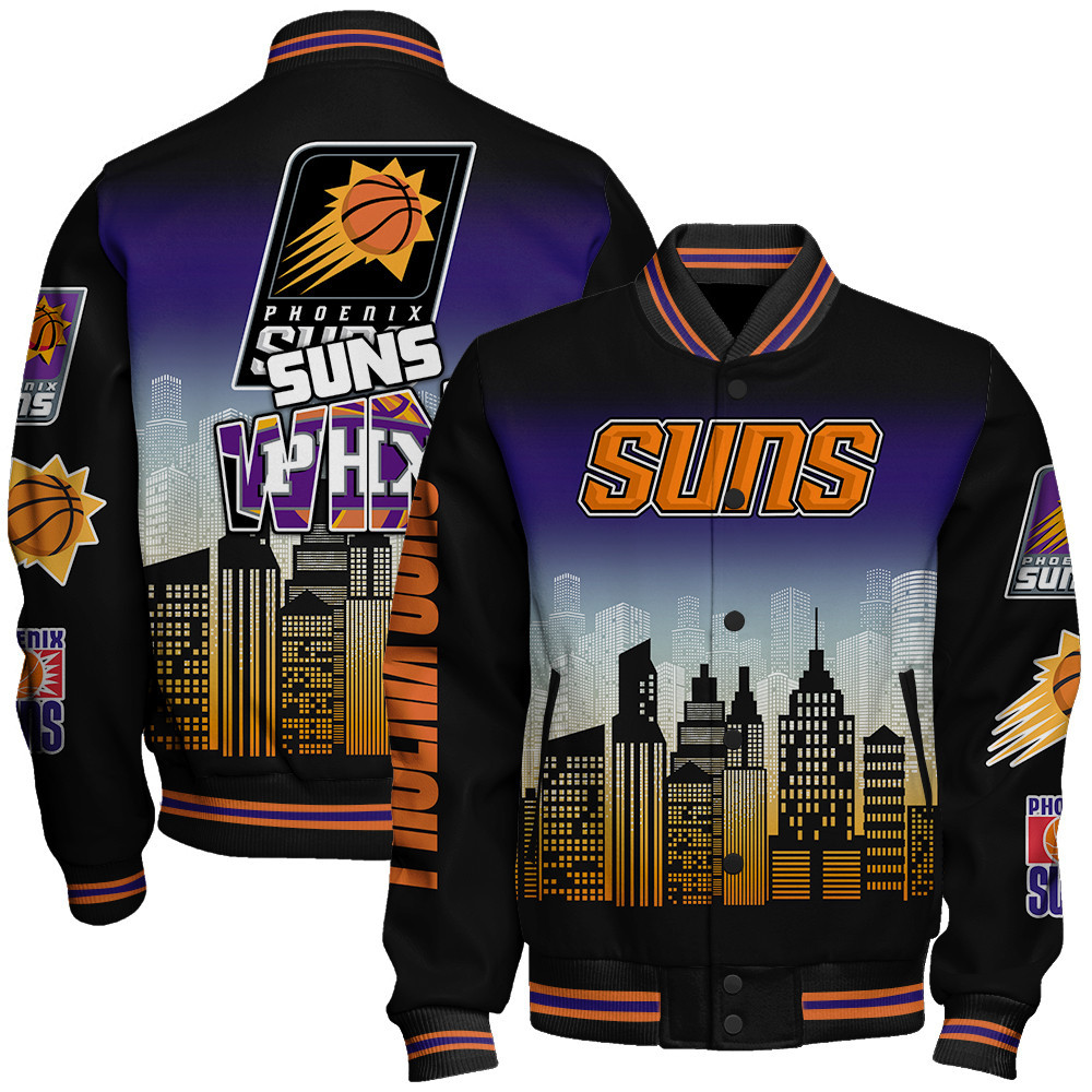 phoenix suns nba baseball varsity jacket baseball jacket all over print stm v16 jtl7l