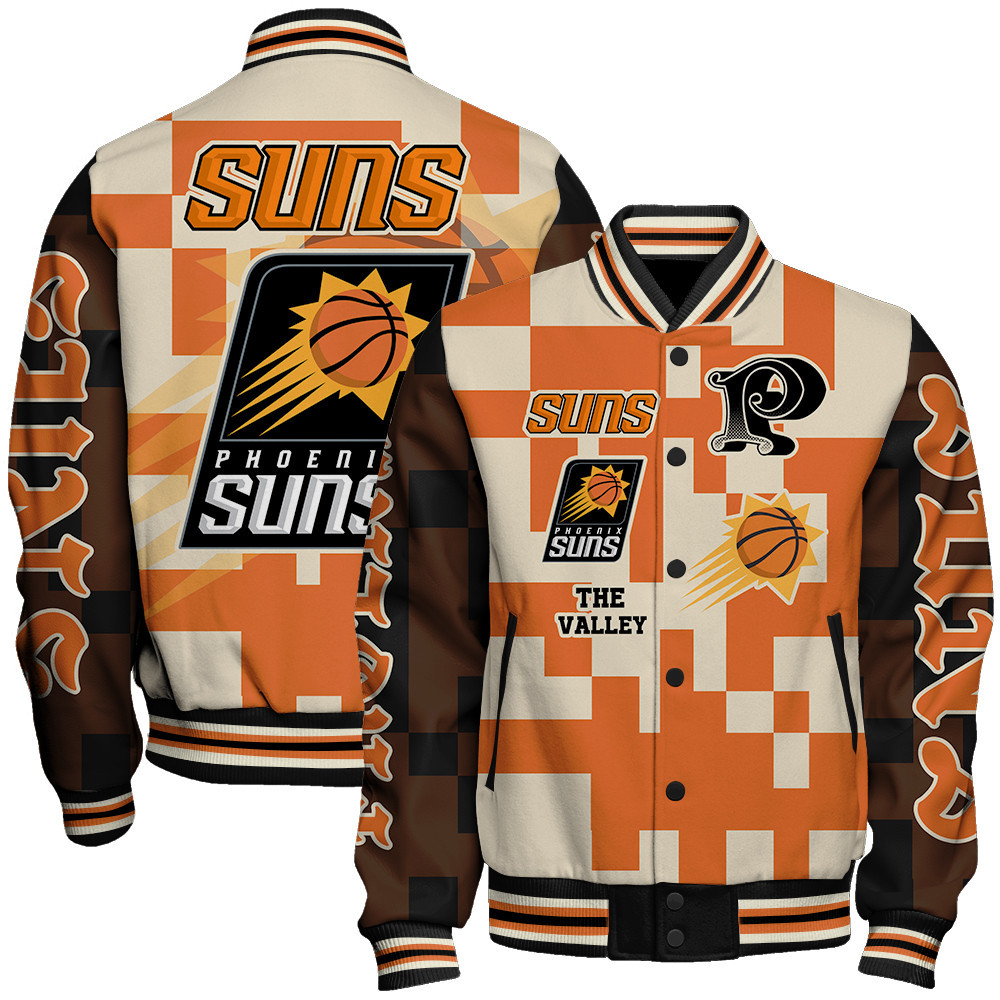 phoenix suns nba baseball varsity jacket baseball jacket all over print stm v22 ebk0v