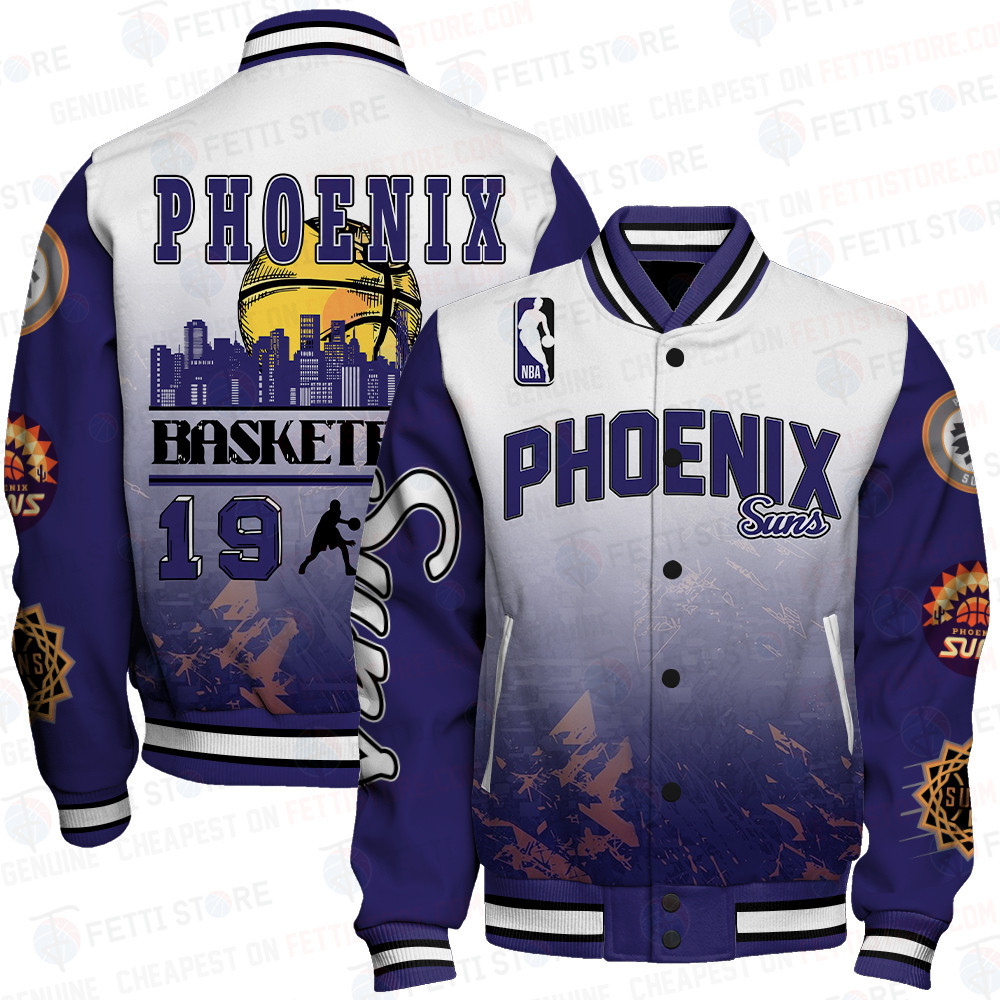 phoenix suns nba baseball varsity jacket baseball jacket all over print wf24 wtv51