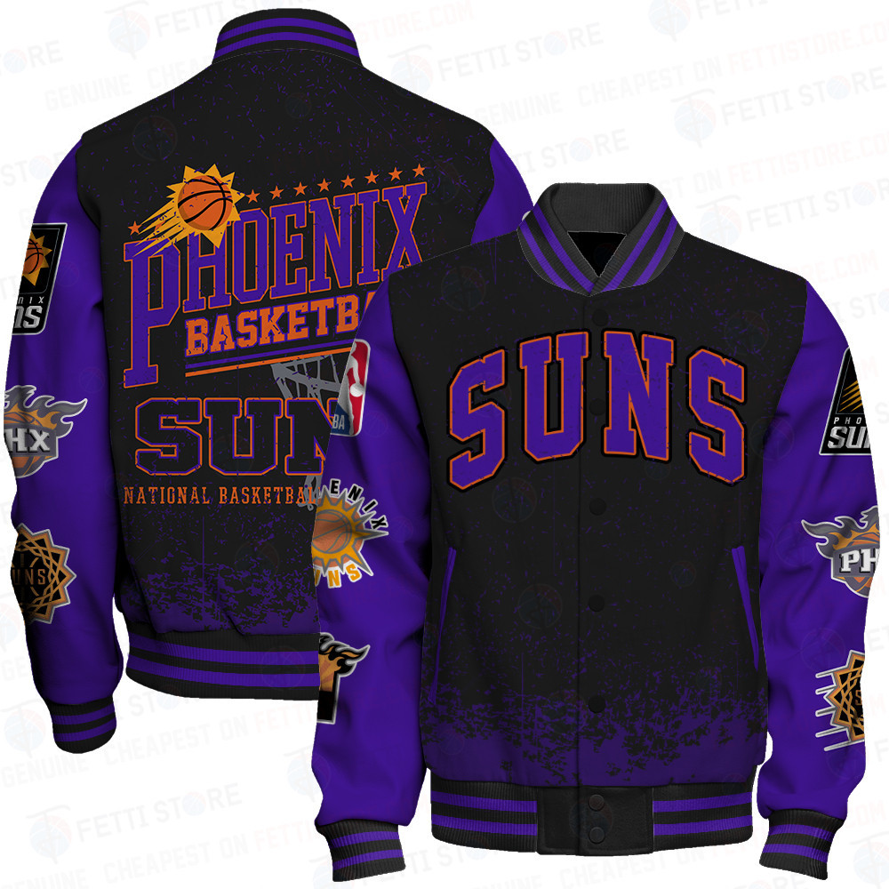 phoenix suns new design 2024 baseball varsity jacket baseball jacket all over print sfat v15 p5qzo