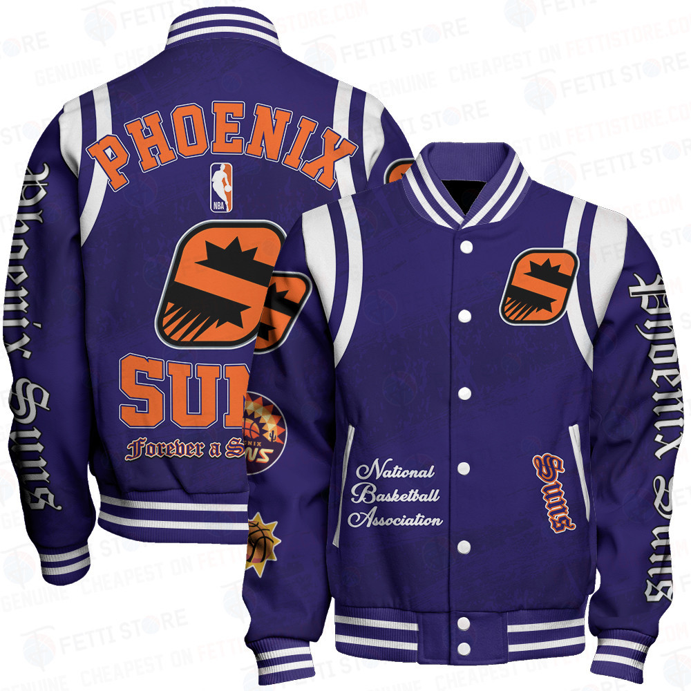 phoenix suns team logo basketball new design print baseball varsity jacket baseball jacket all over print sfat v26 8zdgg