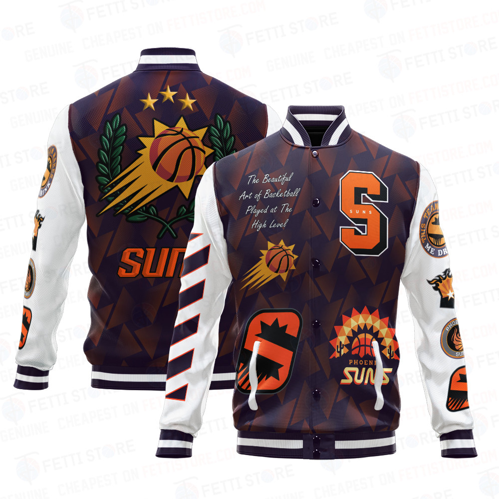 phoenix suns varsity jacket baseball jacket all over print wf jpyw6