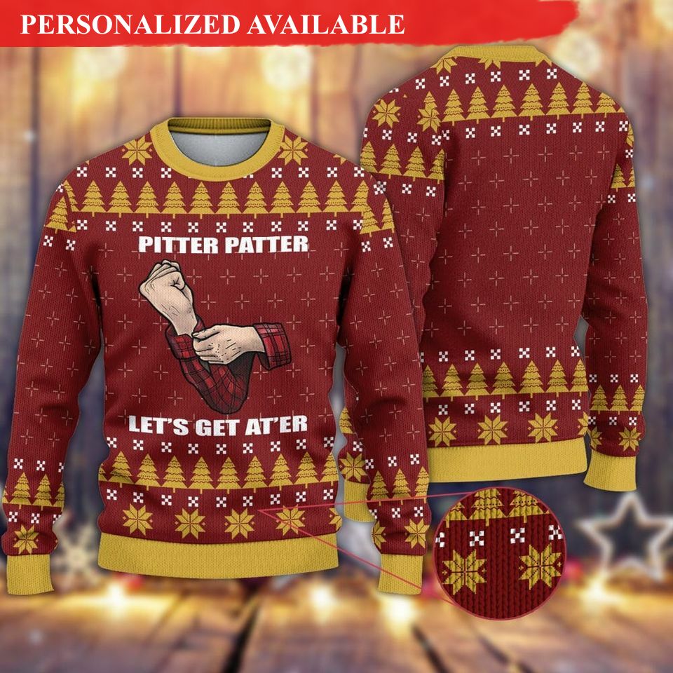 pitter patter show christmas 3d ugly sweater 1929