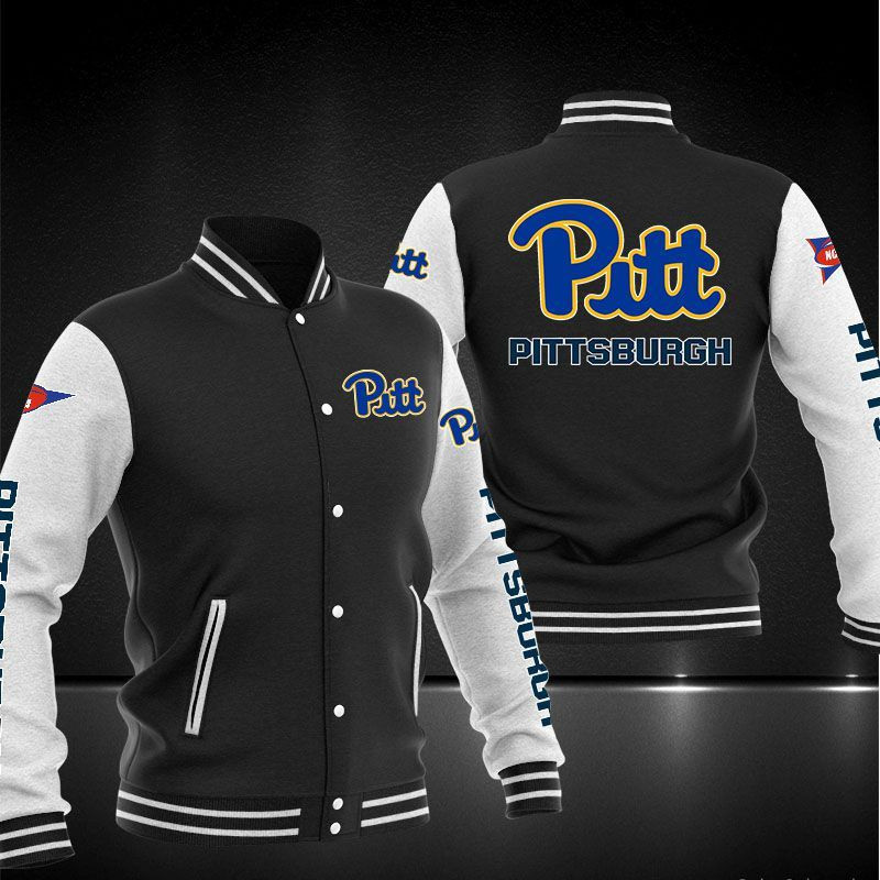 pittsburgh panthers ncaa baseball varsity jacket baseball jacket all over print iyyxp