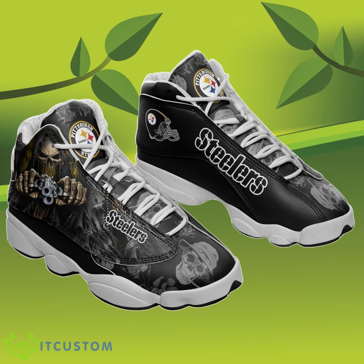 pittsburgh steelers edition air jordan 13 sneakers best gift for men and women