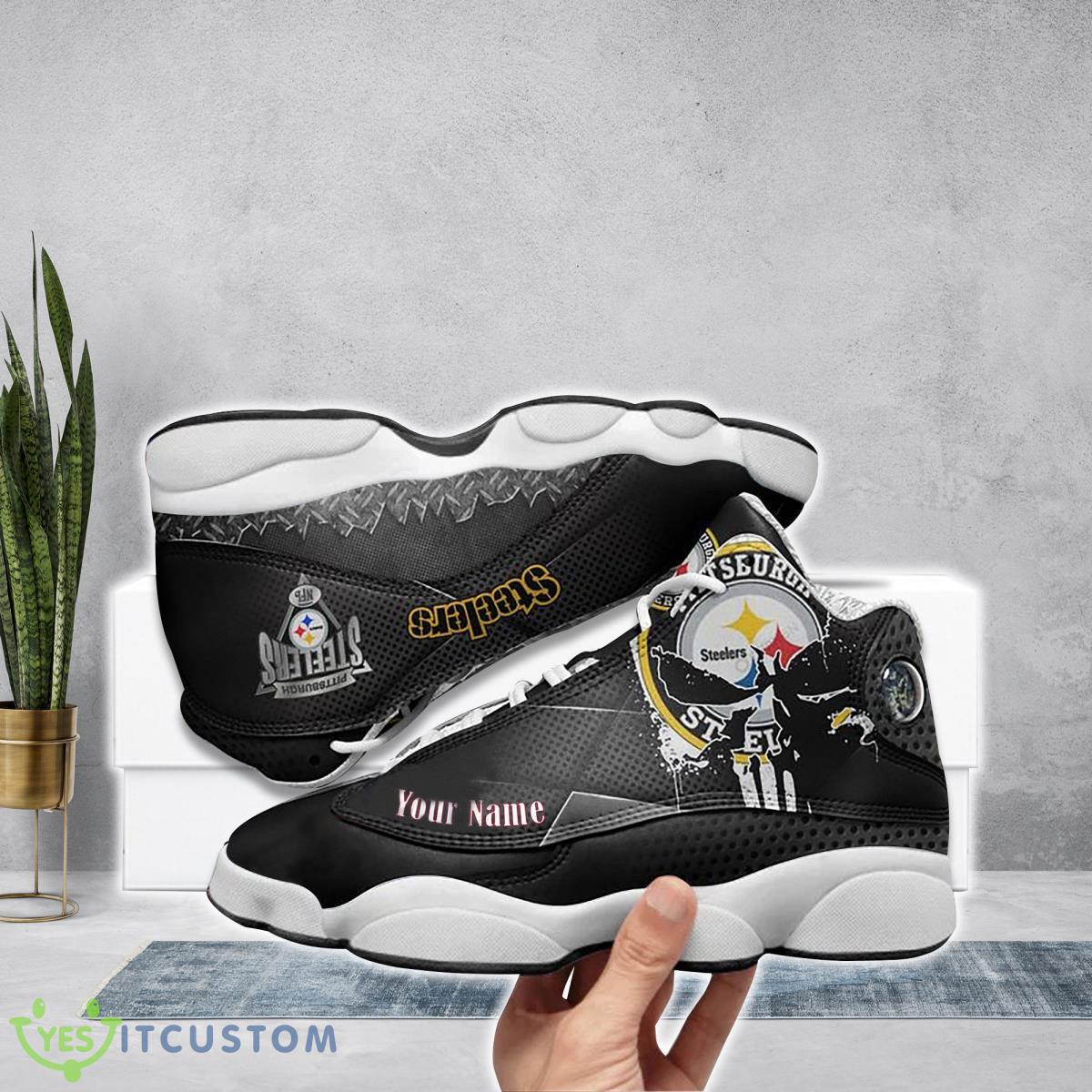 pittsburgh steelers football team custom name air jordan 13 running shoes best gift for men women