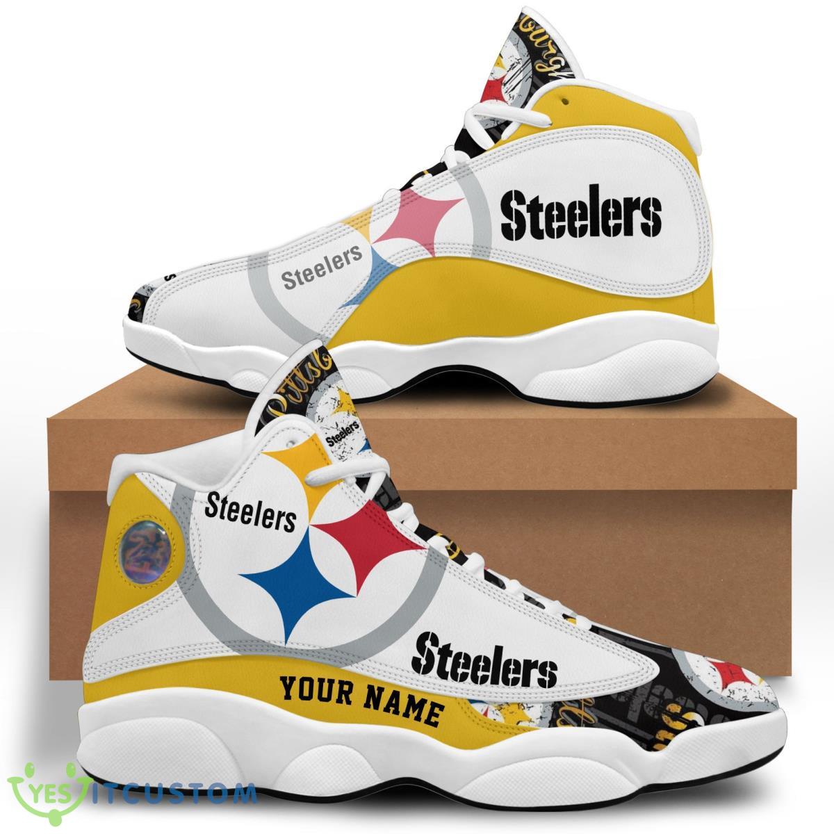 pittsburgh steelers football team custom name air jordan 13 running shoes best gift for real fans