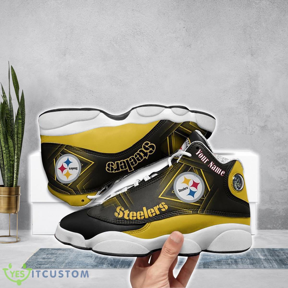 pittsburgh steelers football team custom name air jordan 13 running shoes great gift for sport fans