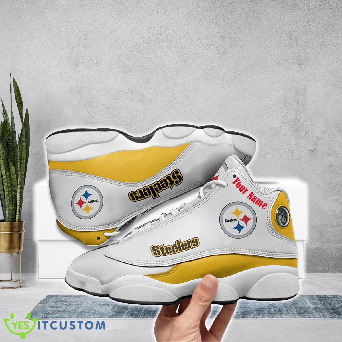 pittsburgh steelers football team custom name air jordan 13 running shoes impressive gift for men and women