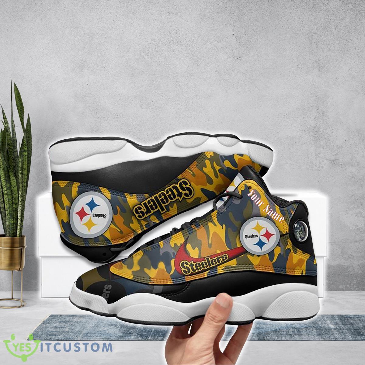 pittsburgh steelers football team custom name air jordan 13 running shoes impressive gift for men women