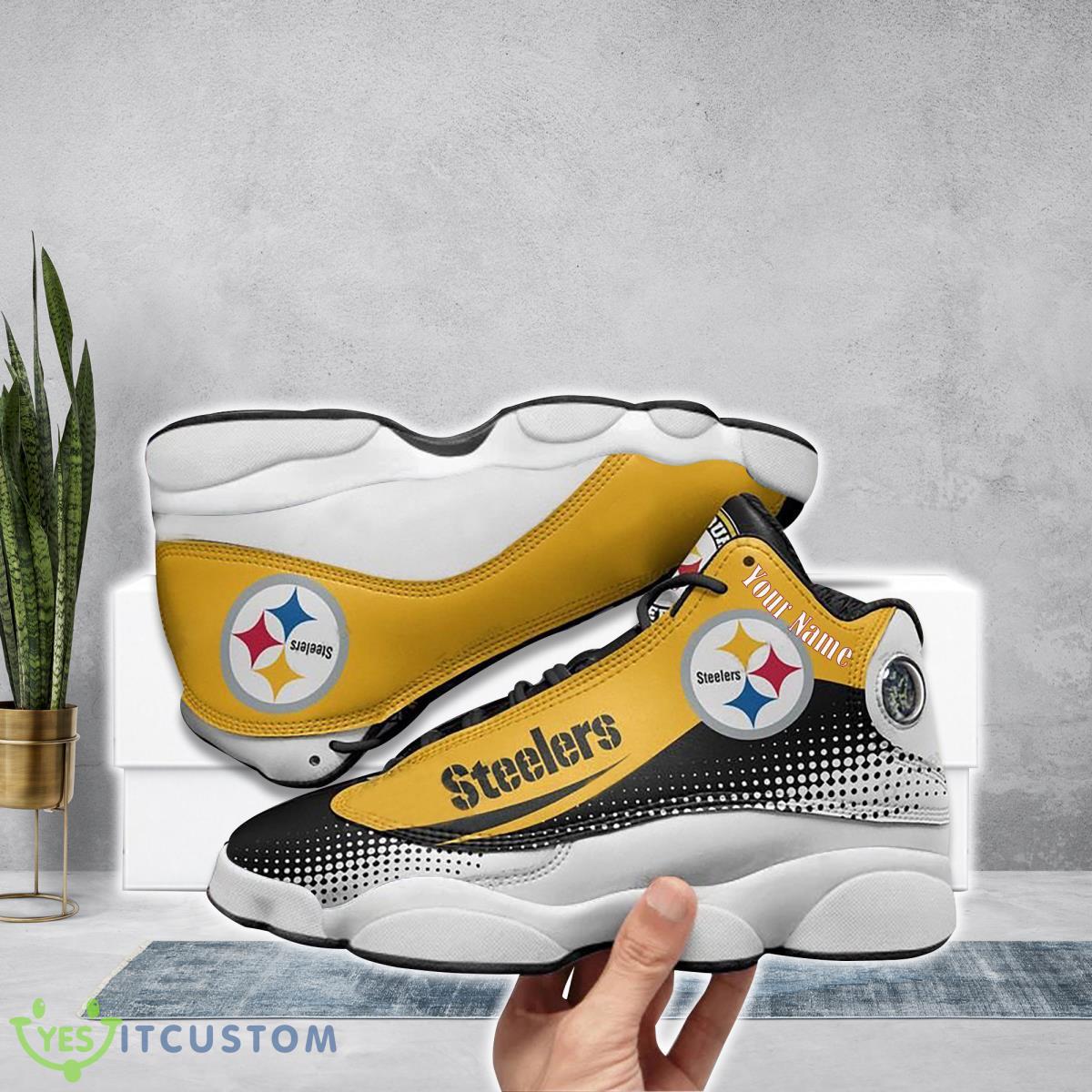 pittsburgh steelers football team custom name air jordan 13 running shoes impressive gift for real fans