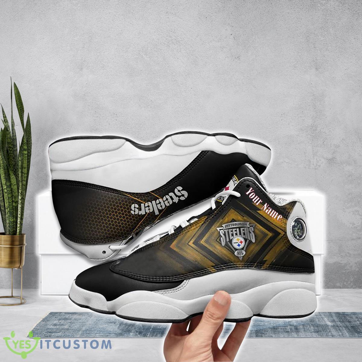 pittsburgh steelers football team custom name air jordan 13 running shoes impressive gift for sport fans