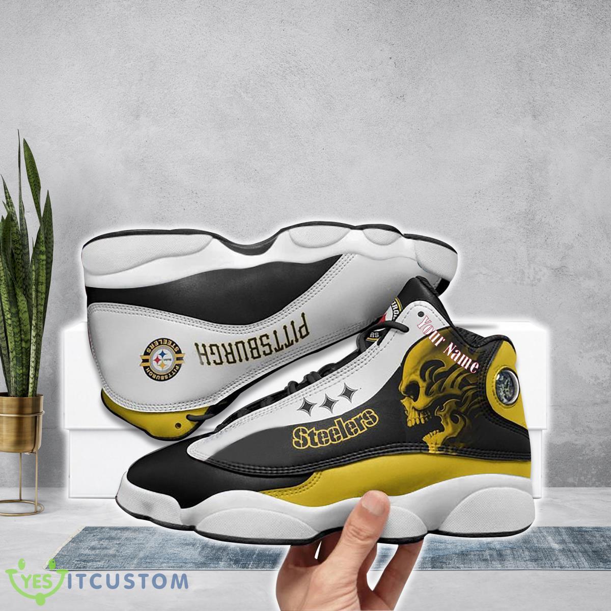 pittsburgh steelers football team custom name air jordan 13 running shoes style gift for men and women