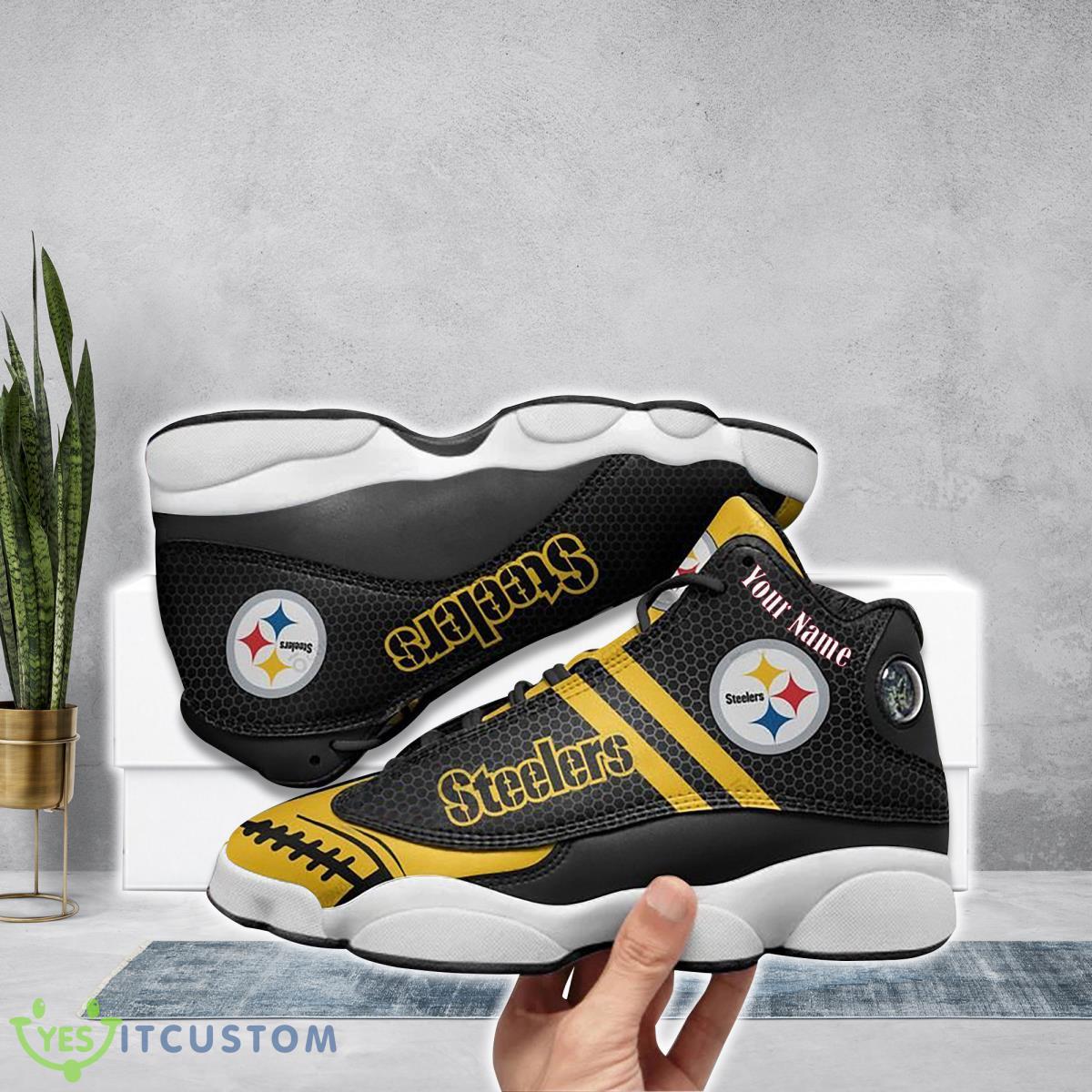 pittsburgh steelers football team custom name air jordan 13 running shoes unique gift for fans