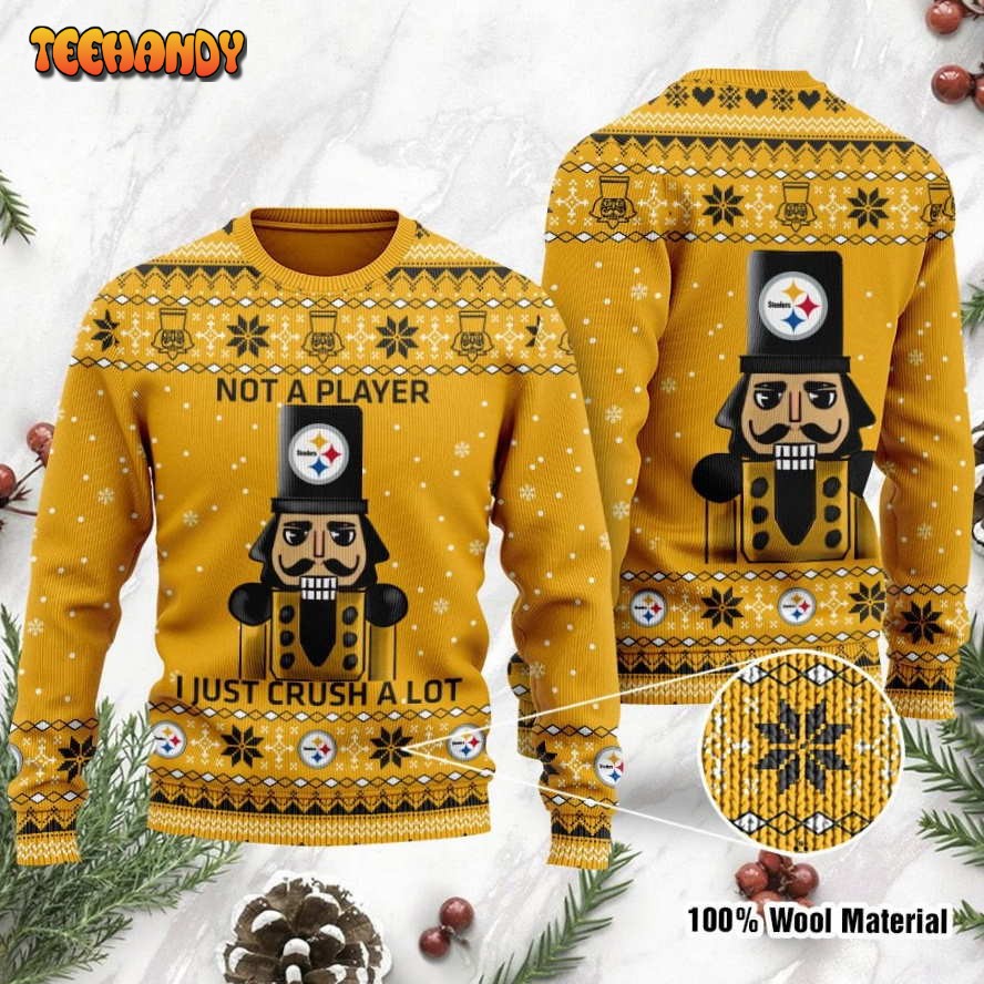 pittsburgh steelers i am not a player i just crush alot ugly sweater 7i8en