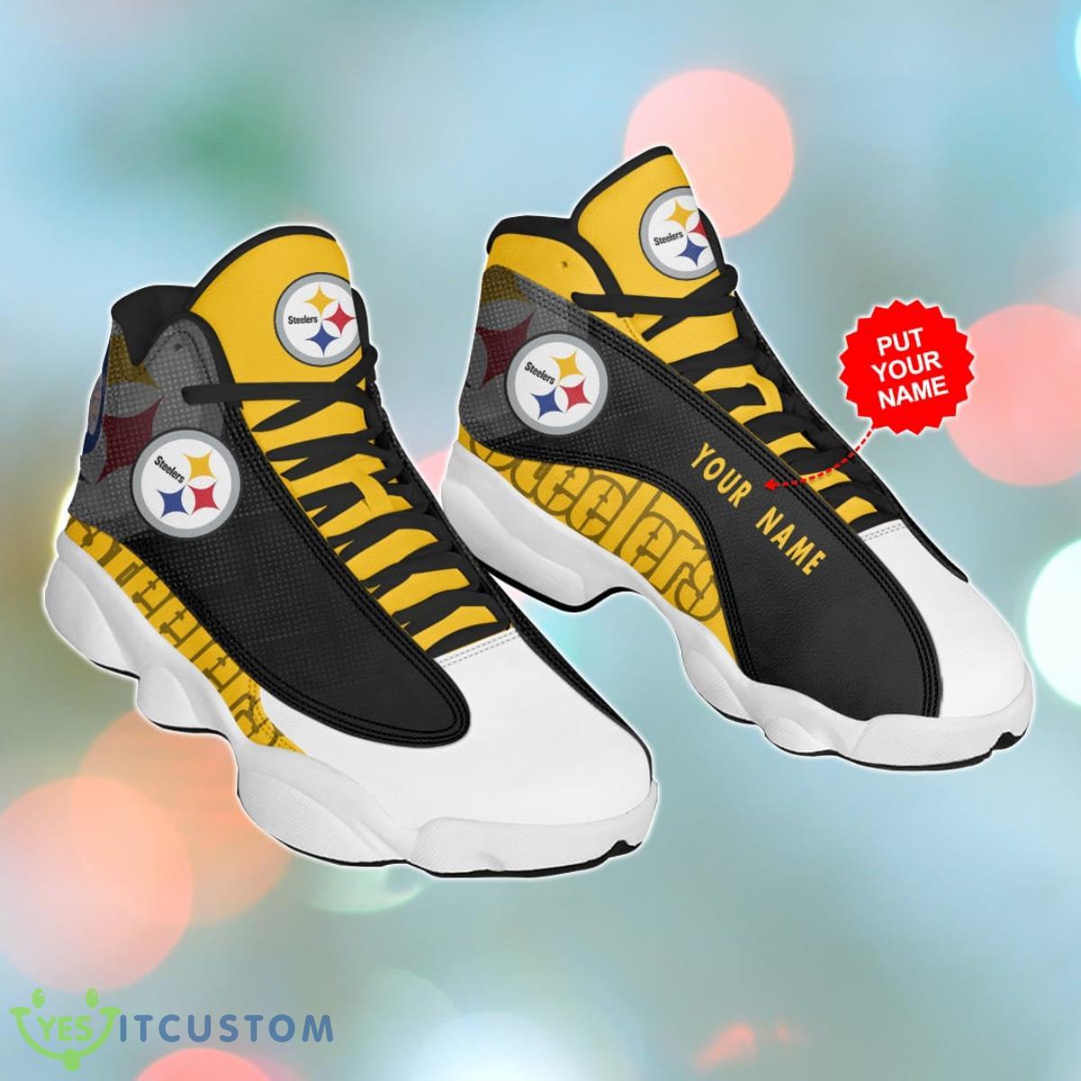 pittsburgh steelers jordan 13 sneakers custom name special gift for everyone