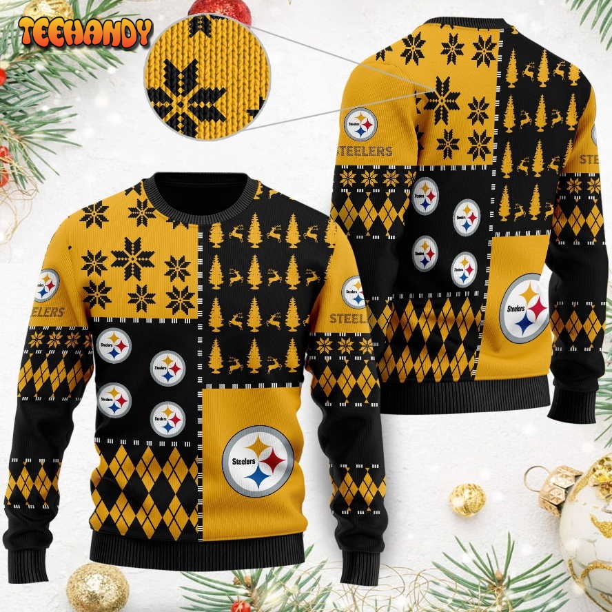 pittsburgh steelers ugly christmas sweaters best christmas steelers fans ef78o