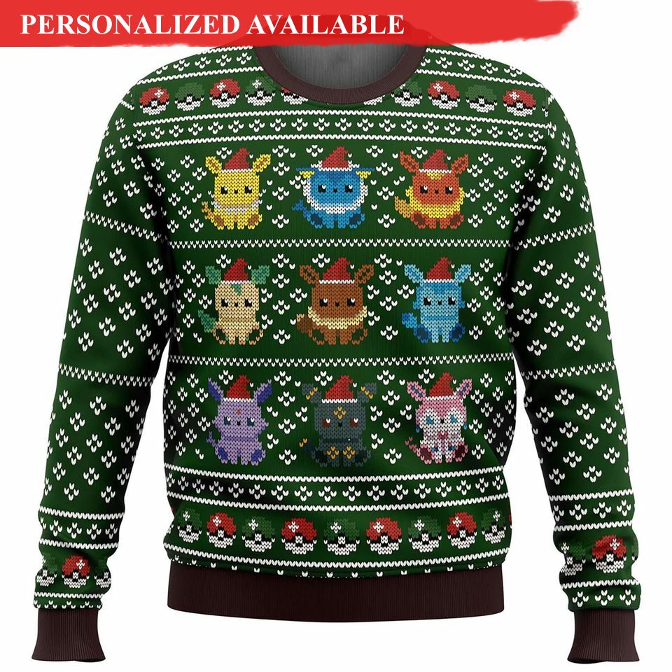 pkm ugly christmas sweater 3d sweater 1614