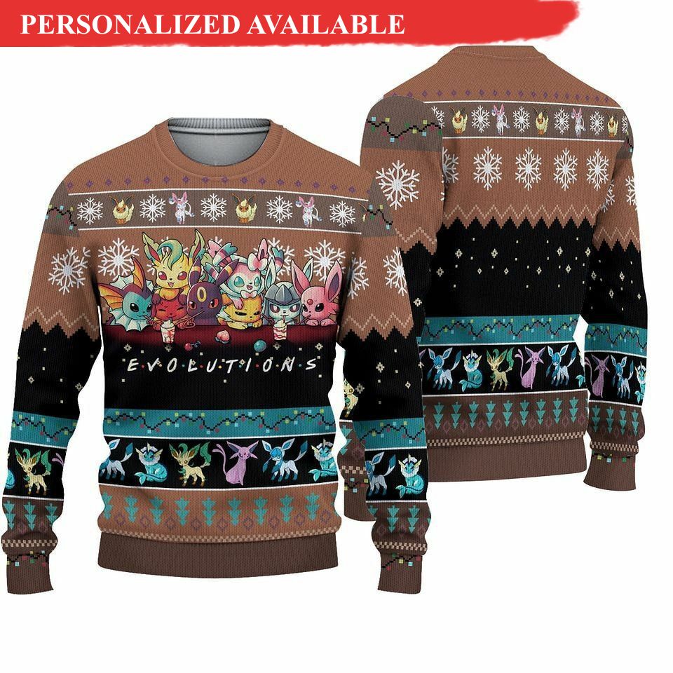 pkm ugly christmas sweater 3d sweater 4284