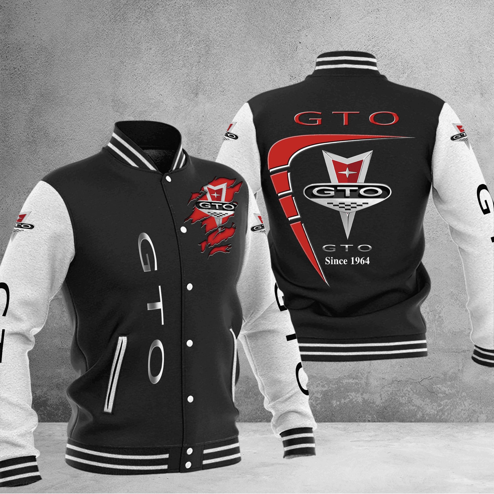 pontiac gto baseball varsity jacket baseball jacket all over print hayjv