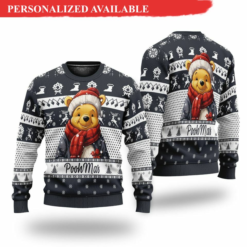 pooh ugly sweater winnie the pooh ugly christmas 2142