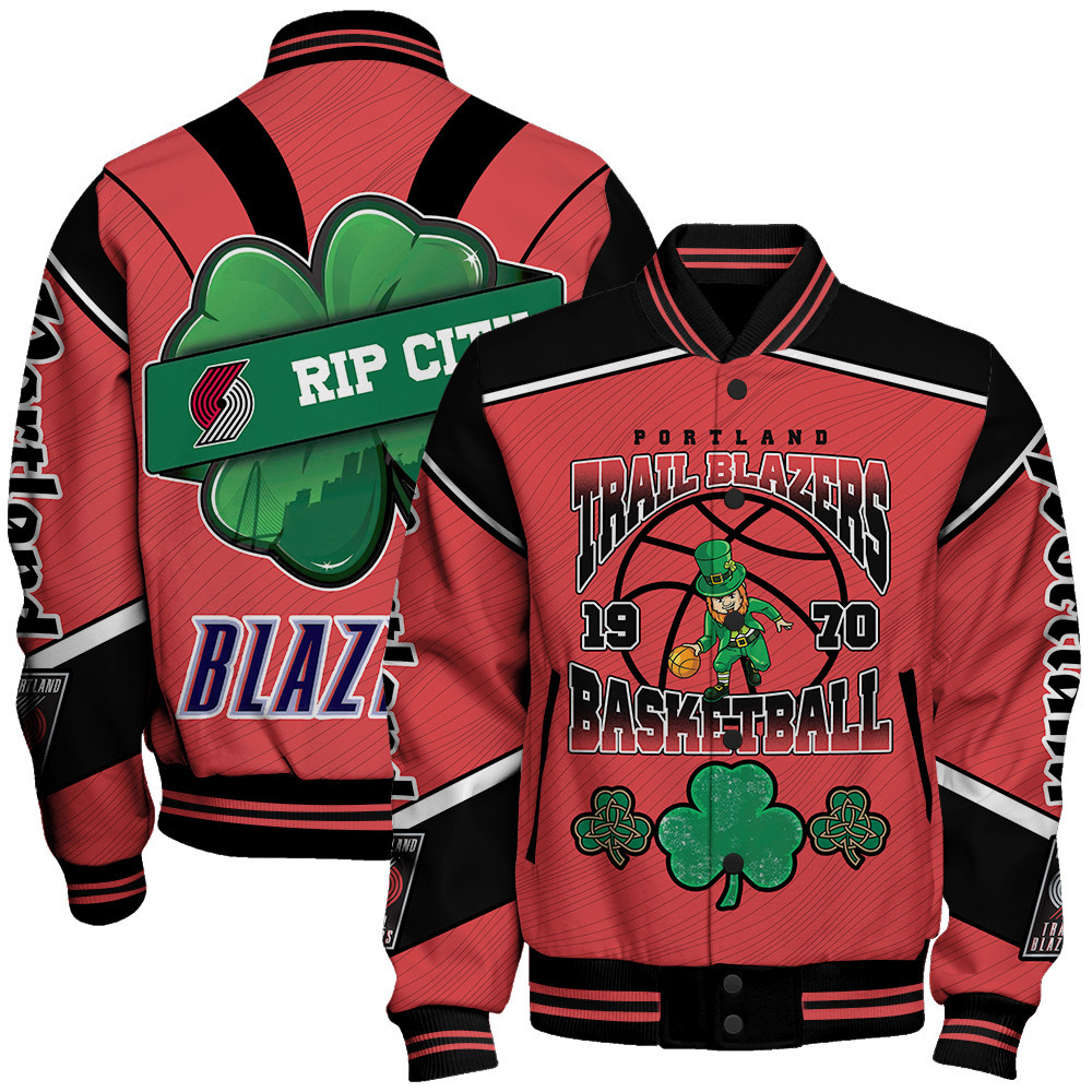 portland trail blazers nba baseball varsity jacket baseball jacket all over print stm v20 ltlha