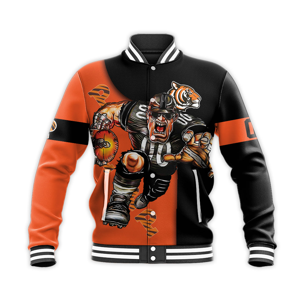 princeton tigers baseball jacket button up zipper hooded all over print football go on gift for fans ncaa ijit3