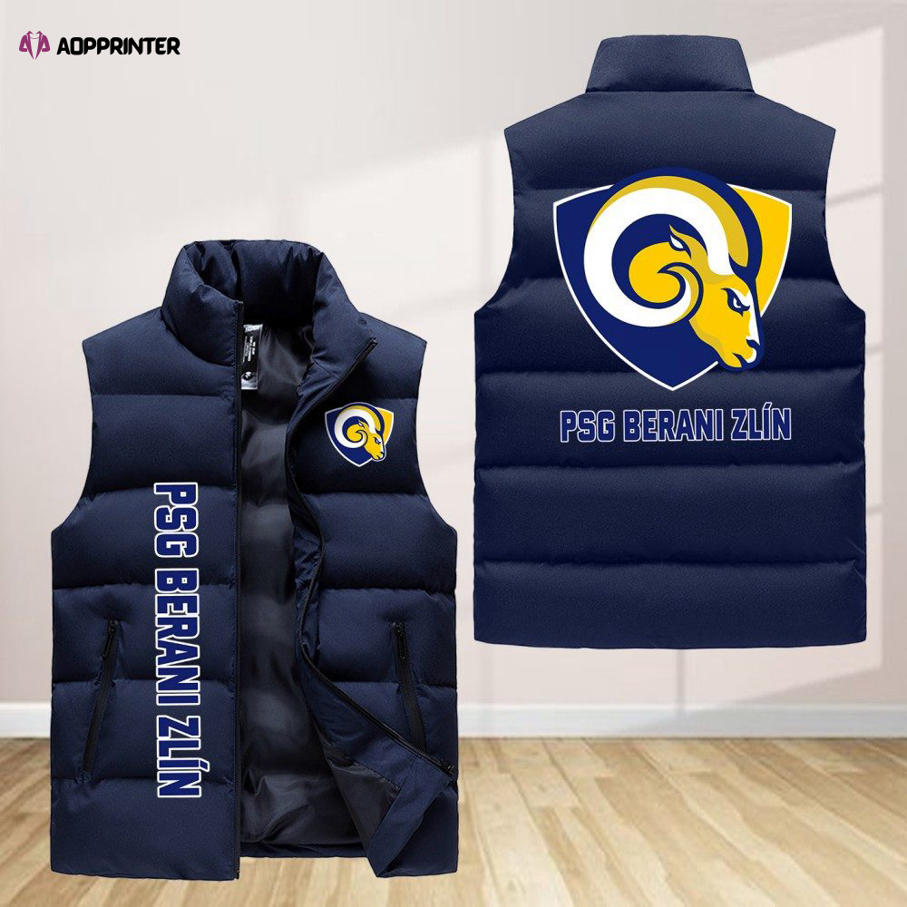 psg berani zlin sleeveless puffer jacket custom for fans gifts