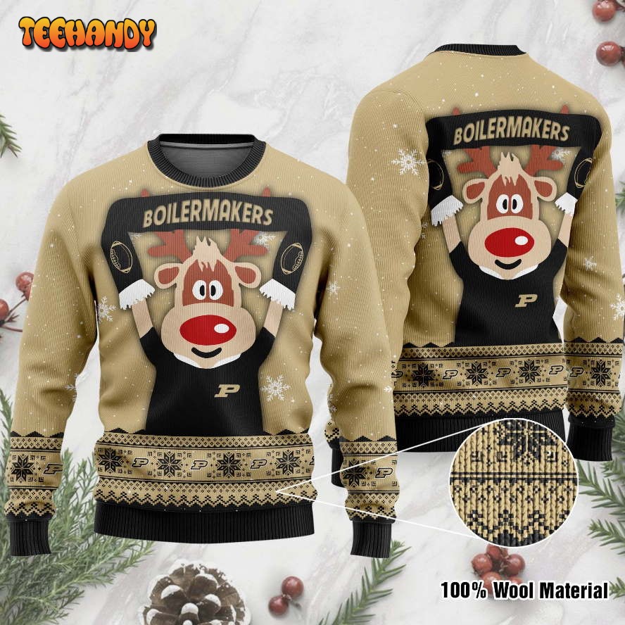 purdue boilermakers funny ugly christmas sweater ugly sweater he6oq