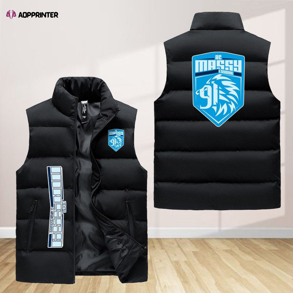 rc massy essonne sleeveless puffer jacket custom for fans gifts