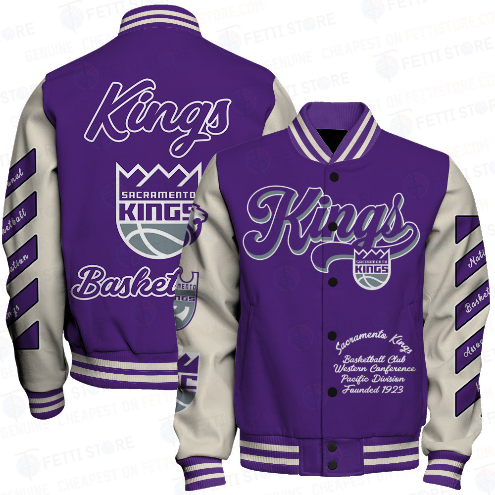 sacramento kings nba baseball varsity jacket baseball jacket all over print sfat v14 jof3t