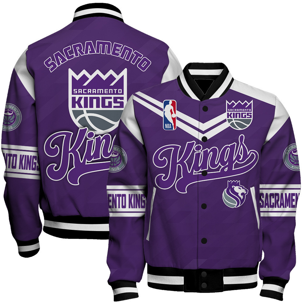 sacramento kings nba baseball varsity jacket baseball jacket all over print sfat v9 urwa3