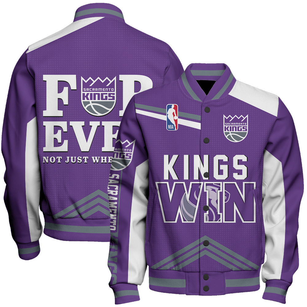 sacramento kings nba baseball varsity jacket baseball jacket all over print stm v15 3tkck